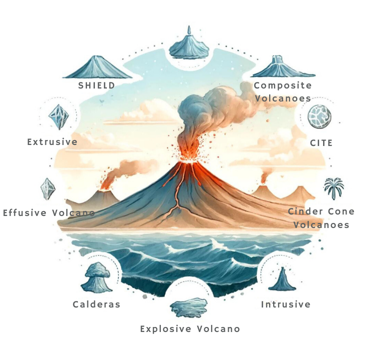 Volcanic landforms upsc