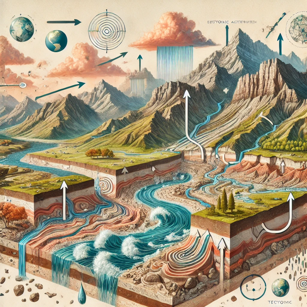 Geomorphic Processes UPSC Notes: Key Concepts & Major Theories