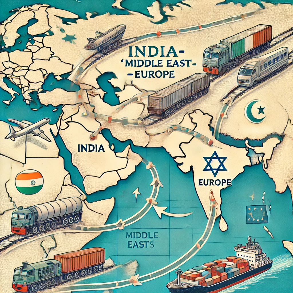 India-Middle East-Europe Corridor UPSC Notes