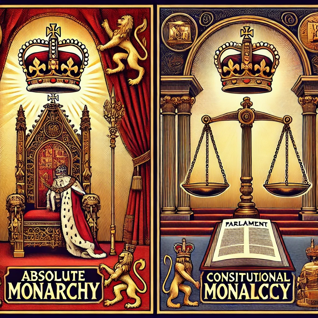 Types of Monarchy: Absolute Monarchy & Constitutional Monarchy UPSC