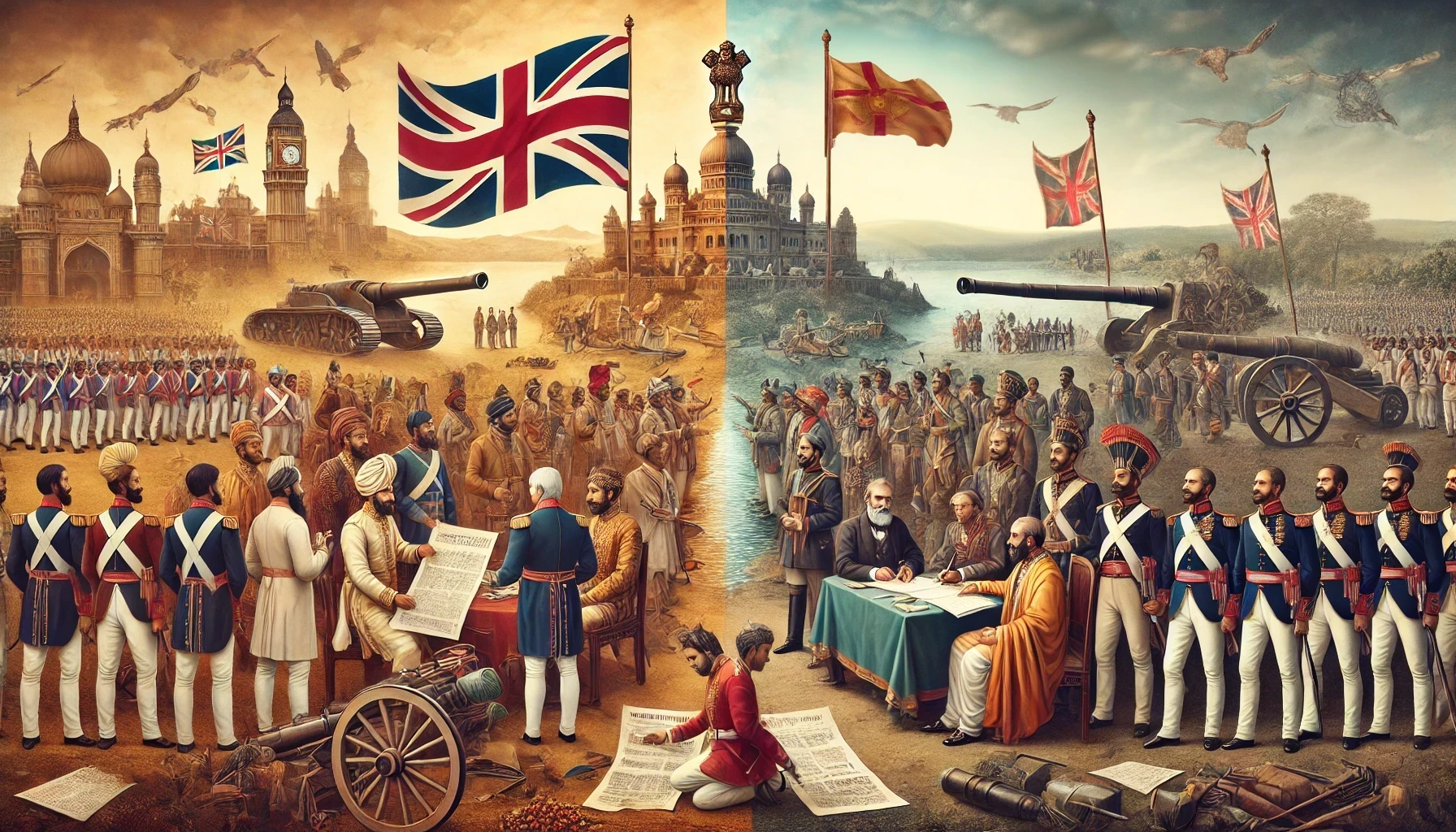 Early Composition Of The British Raj UPSC: Development & Features