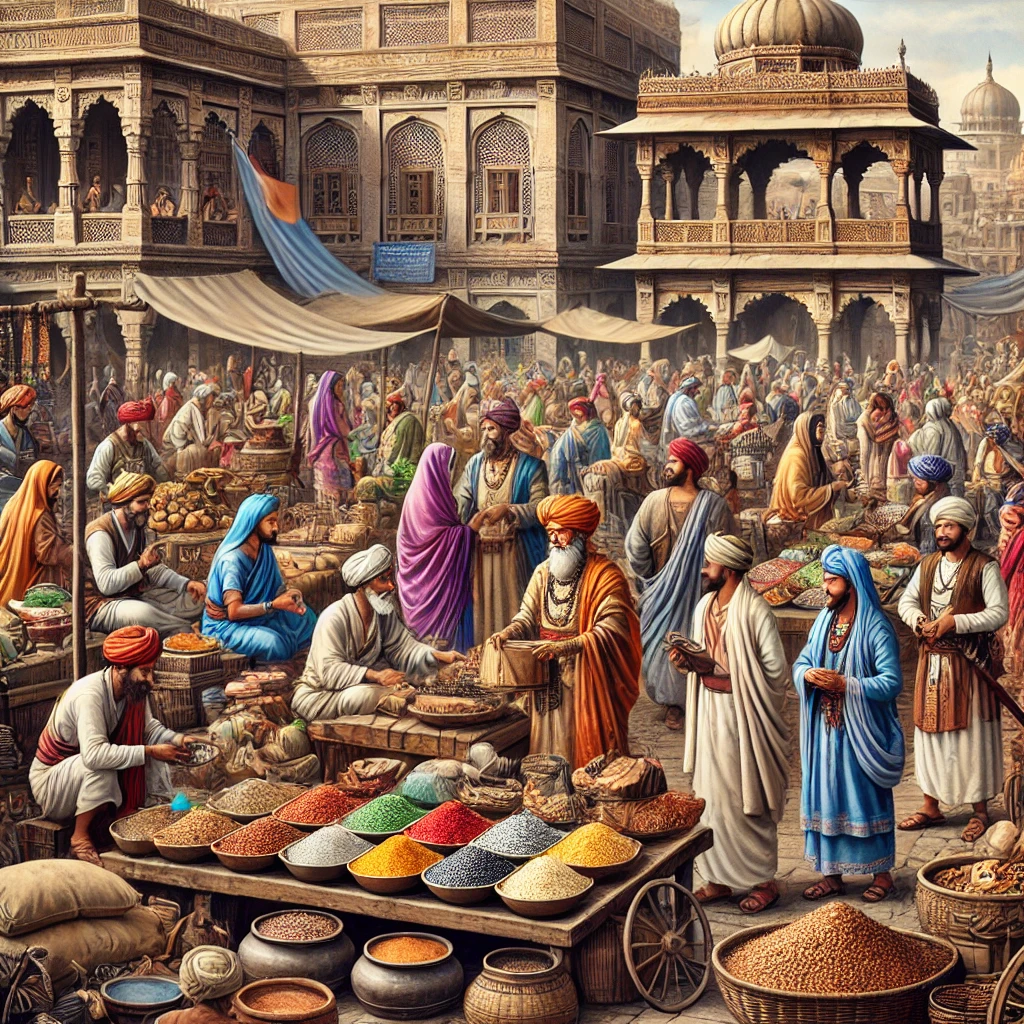 impact of trading in ancient india