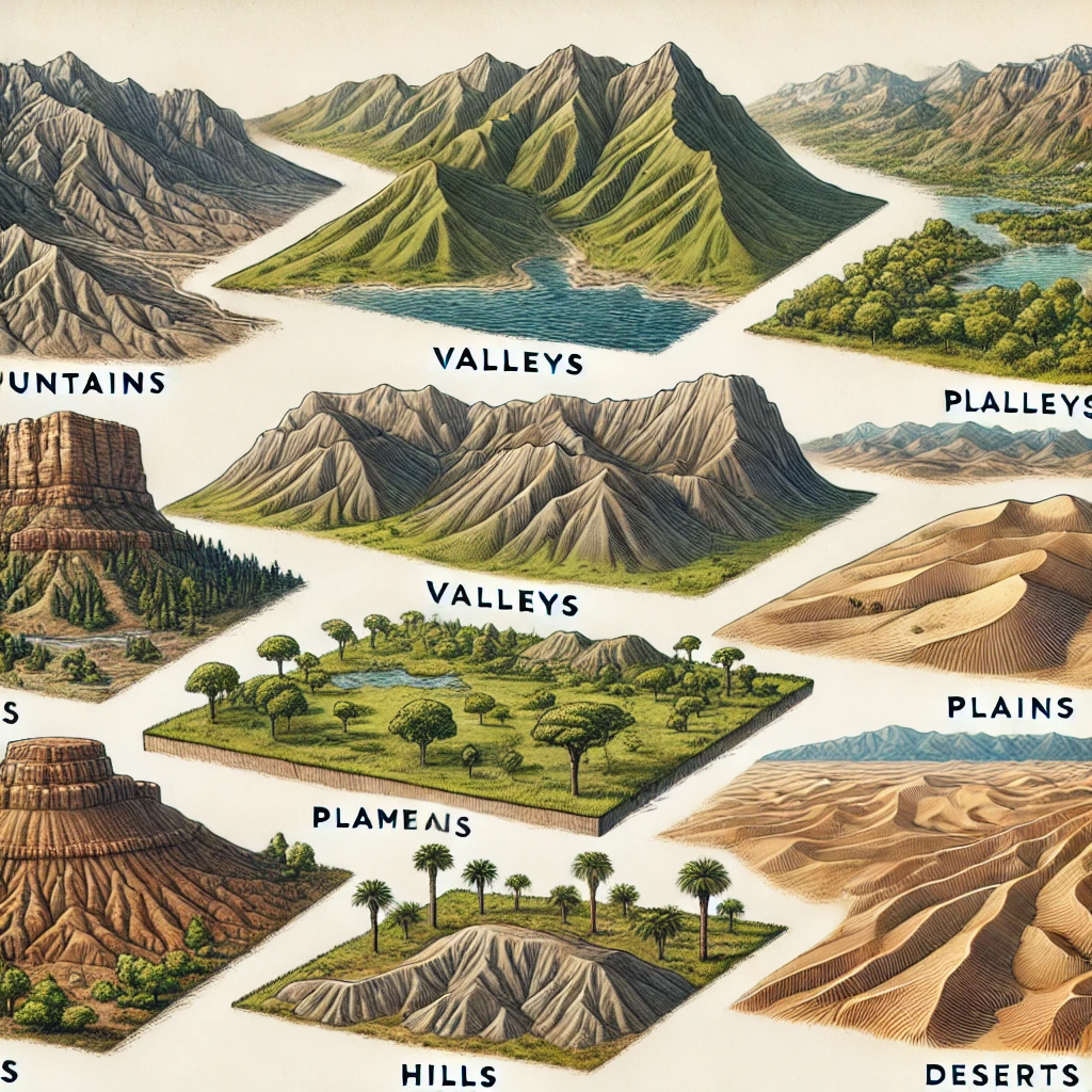 Landforms Due to Glaciers