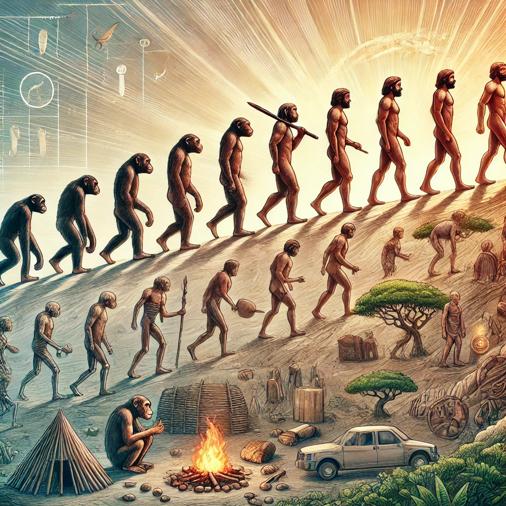 biological and cultural factors of human evolution