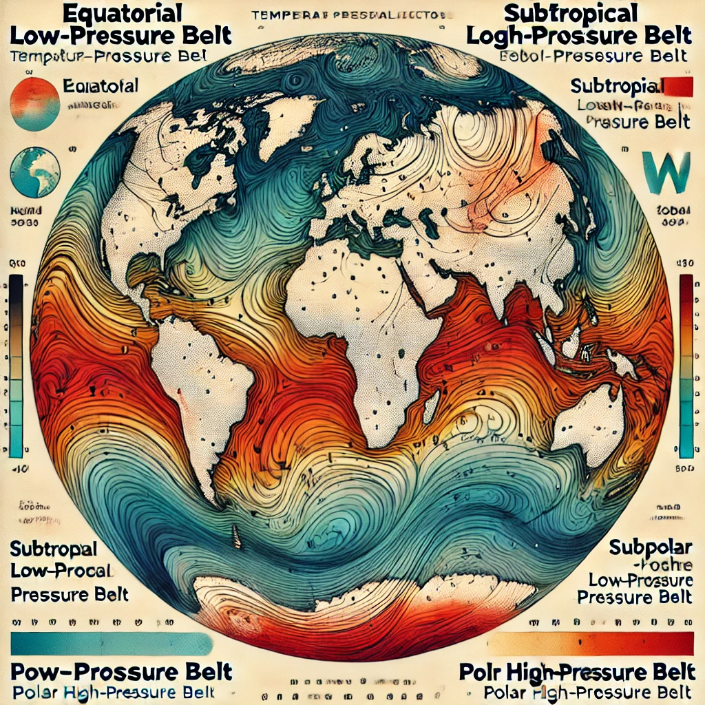 Temperature and Pressure Belts of the World